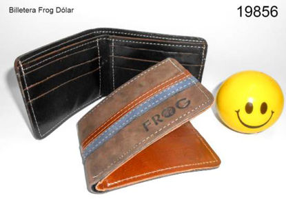 Imagen de BILLETERA DE HOMBRE FROG DOLAR MARRON EN CAJA 4.24